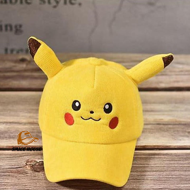NÓN PIKACHU CHO BÉ MŨ LƯỠI TRAI HÌNH THÚ CHO BÉ