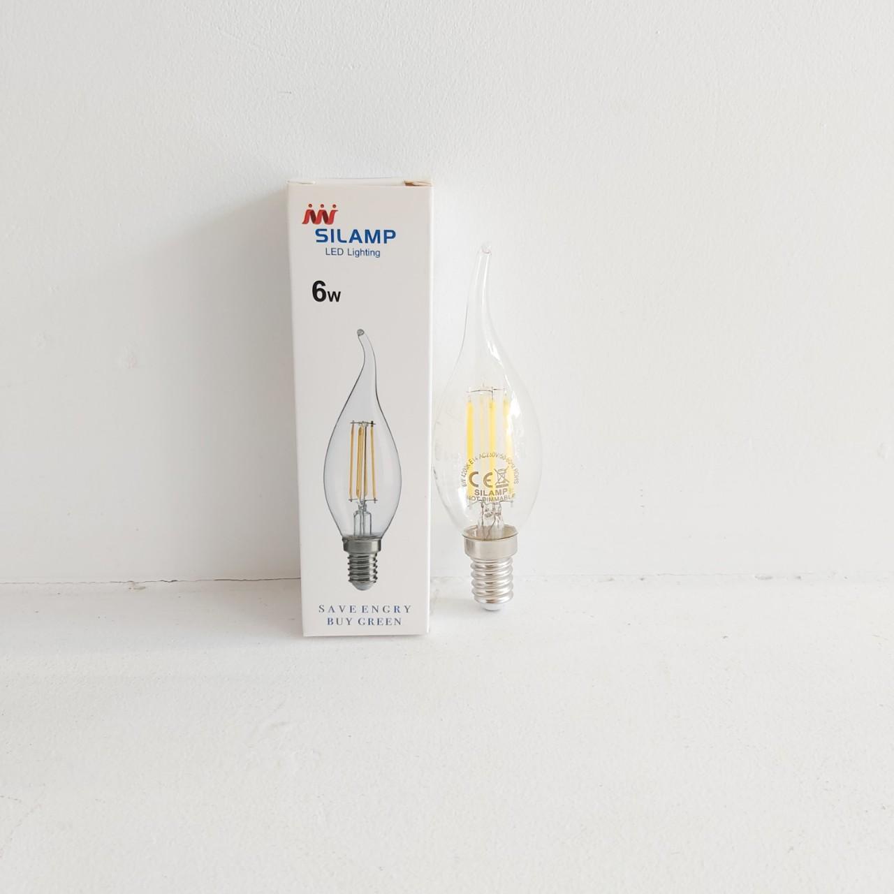 Bóng đèn led Dây Tóc Edison C35T 6W E14