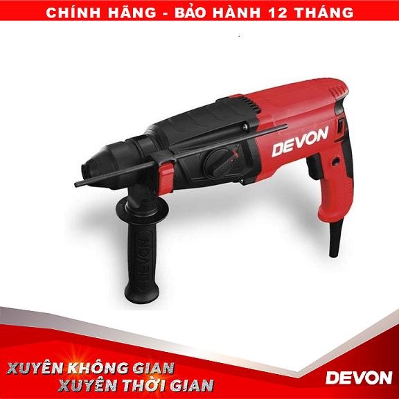 Máy khoan búa 3 chức năng DEVON 1107-26DRE 800W (Hộp nhựa)