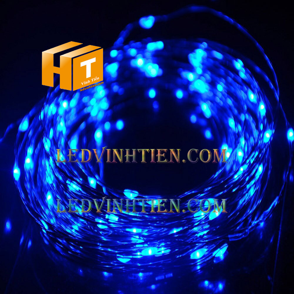Đèn led đom đóm 10m, Đèn led trang trí đom đóm adapter