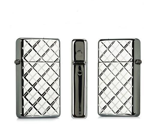 Zippo 28581 - Zippo Slim Armor Argyle Polished Chrome