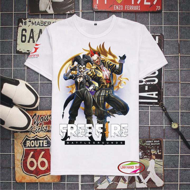 Áo Free Fire - Joker + gấu FF