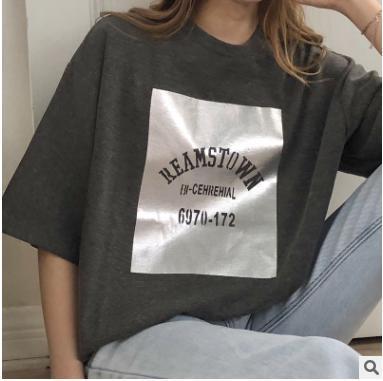 áo thun nữ, ao thun nu, áo thun nữ form rộng giấu quần REAMSTOWN mẫu Hot nhất năm nay