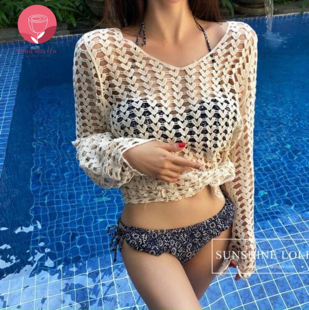 Áo Lưới Đi Biển (mặc kèm bikini) quyến rũ