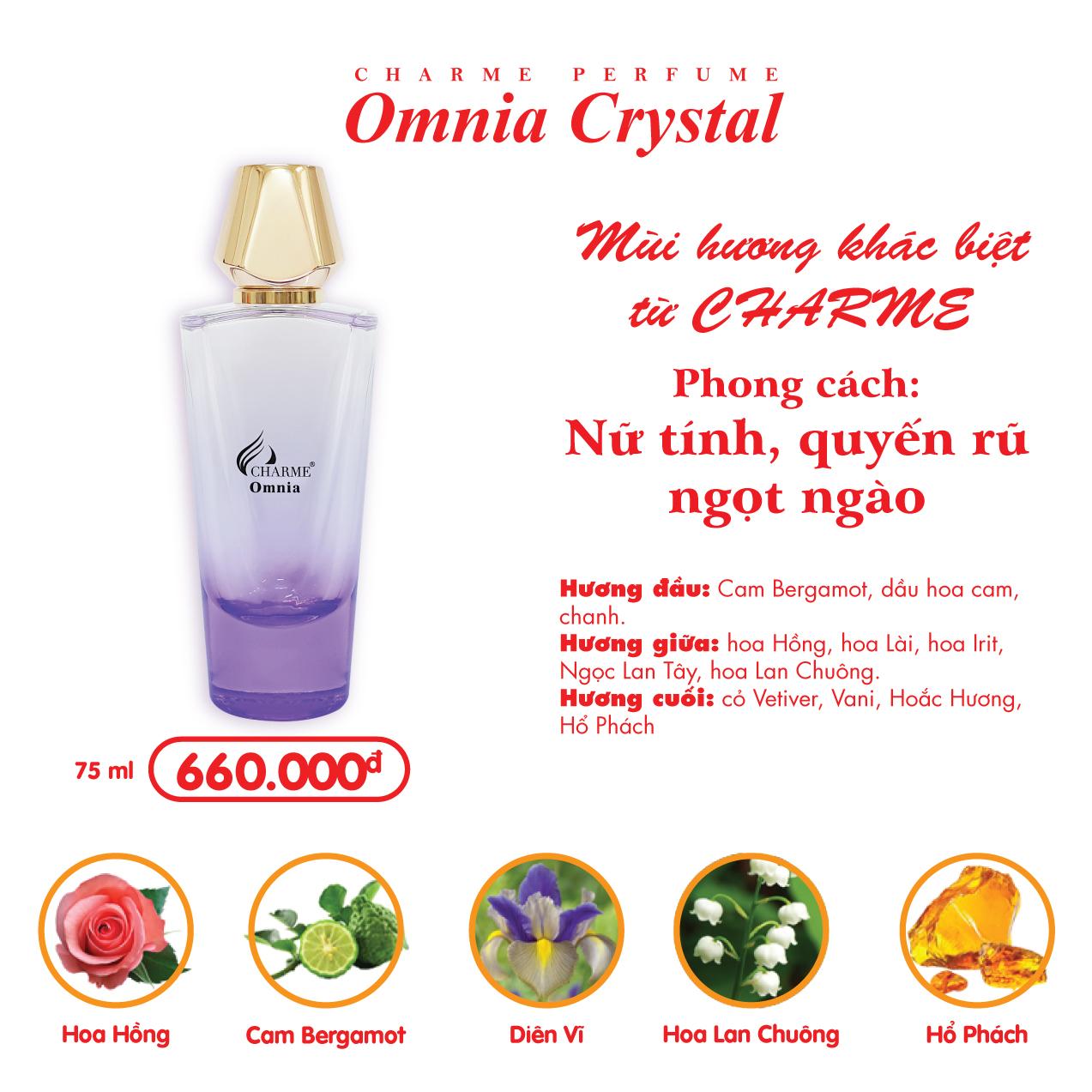 [HCM] Nước Hoa Nữ Omina Amethyste 75ml và 35 ml