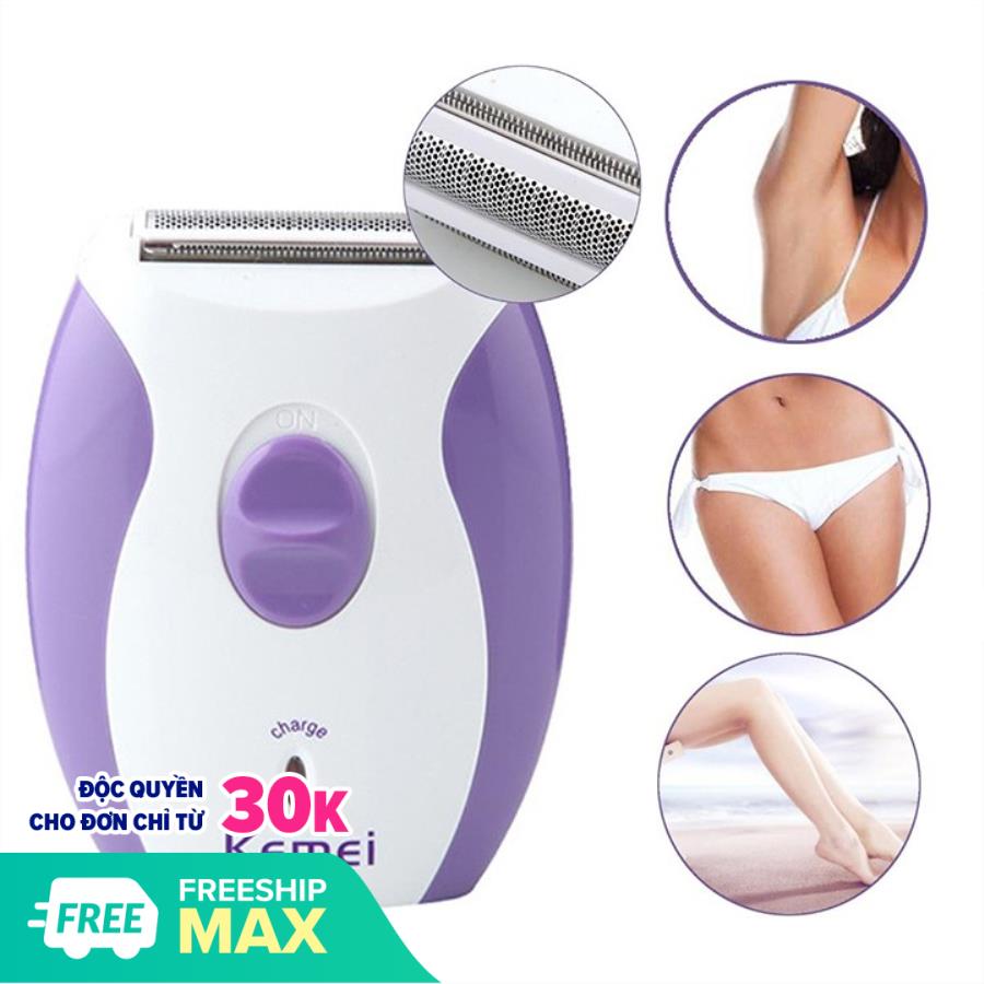 [HCM]Máy Cạo Lông Vùng Kín  Cạo Lông Lôn  Máy Cạo Lông Lách  Triệt Lông BikiniMáy cạo lông toàn thân Kemei thế hệ mới cao cấp chất lượng BH 1 đổi 1.
