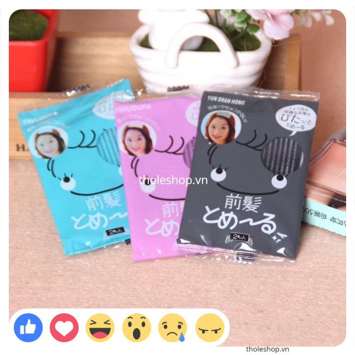 [HCM][SALE] Combo 2 miếng dán cố định tóc - Miếng dán tóc trang điểm giúp cố định tóc - Miếng dán tóc - Dụng cụ giữ tóc khi trang điểm