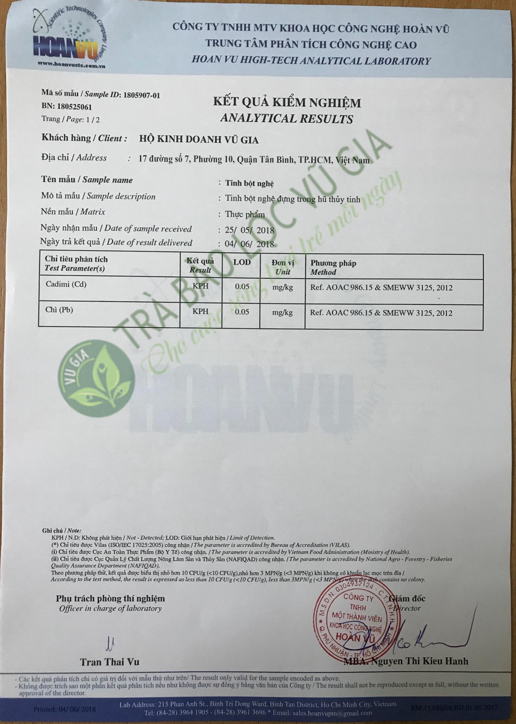 Tinh Bột Nghệ Se Khít Chân Lông 100g ( dạng túi) [ Đã được kiểm nghiệm y tế ]