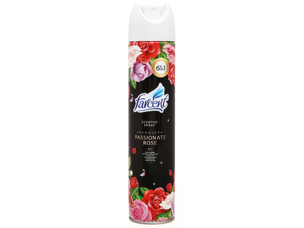 [HCM]Xịt thơm phòng Farcent 320ml- Hương hoa hồng