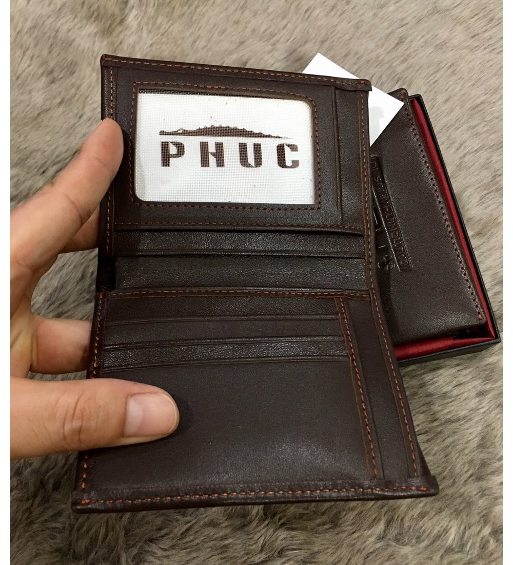 [HCM]Ví đứng da bò CEFIRO