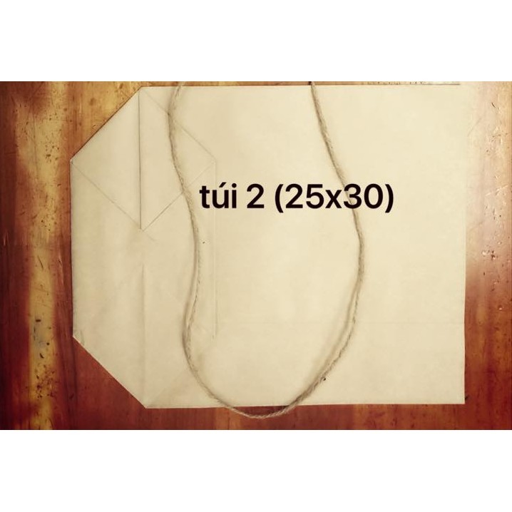 Combo 100 túi giấy xi măng các cỡ