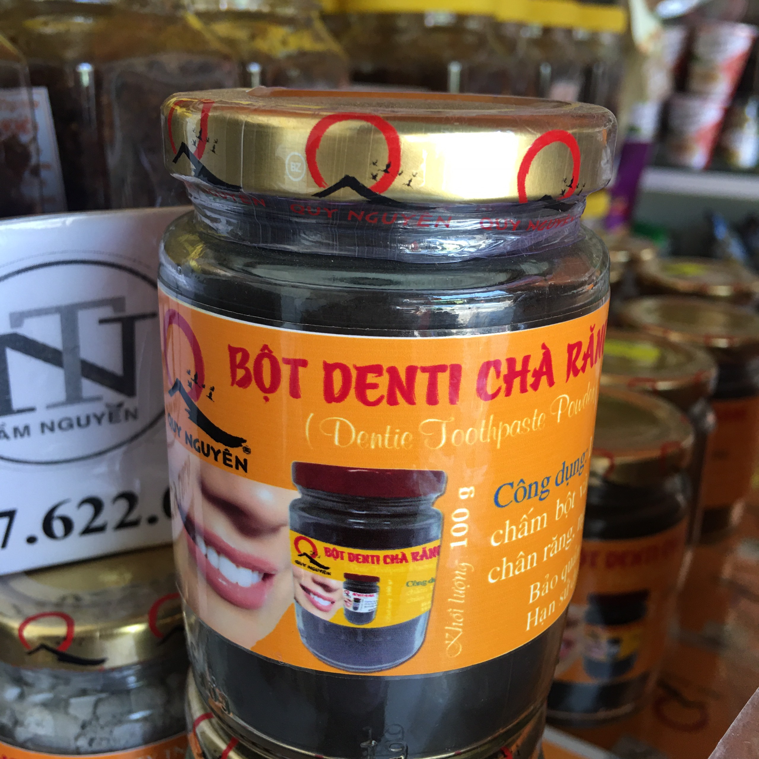 Bột Denti Chà Răng QUY NGUYÊN 100g