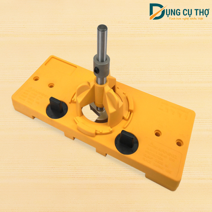 Cữ khoan bản lề bật Wneu màu vàng
