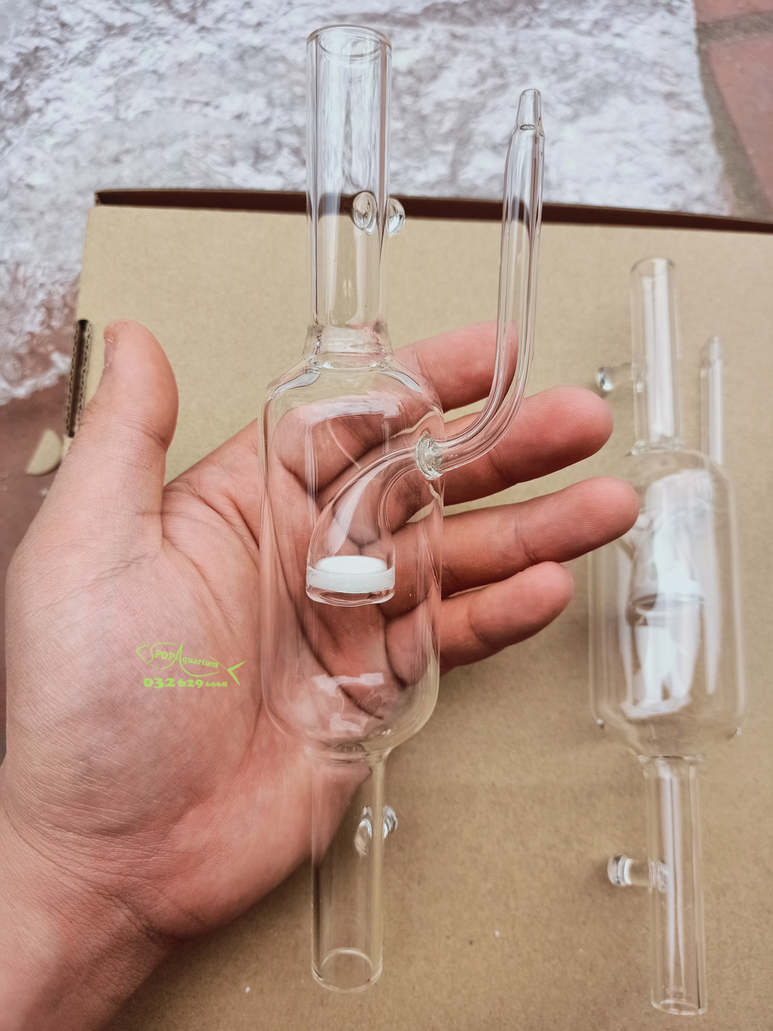 Trộn CO2 thủy tinh kiểu ADA cho bể thủy sinh