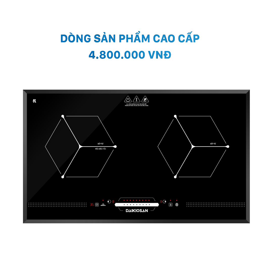 [Trả góp 0%]Bếp từ Daikiosan DKT-200002 - Công suất: 4200 W
