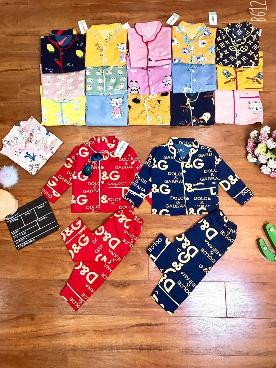 [HCM]Set bộ bé gái / bé trai - Bộ Pyjama cho bé