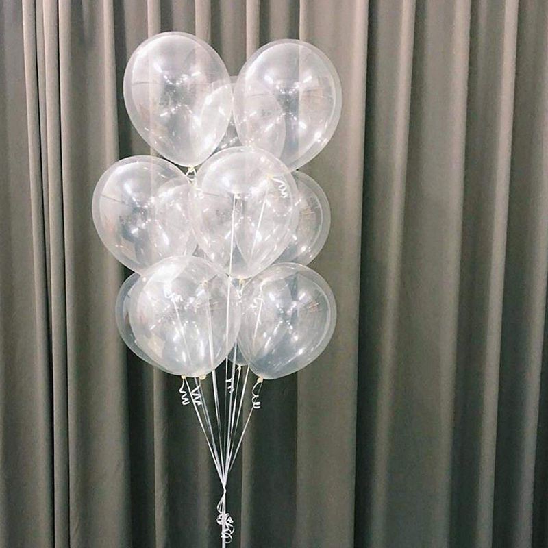 Bong bóng sinh nhật Trong Suốt 10'' Thái Lan