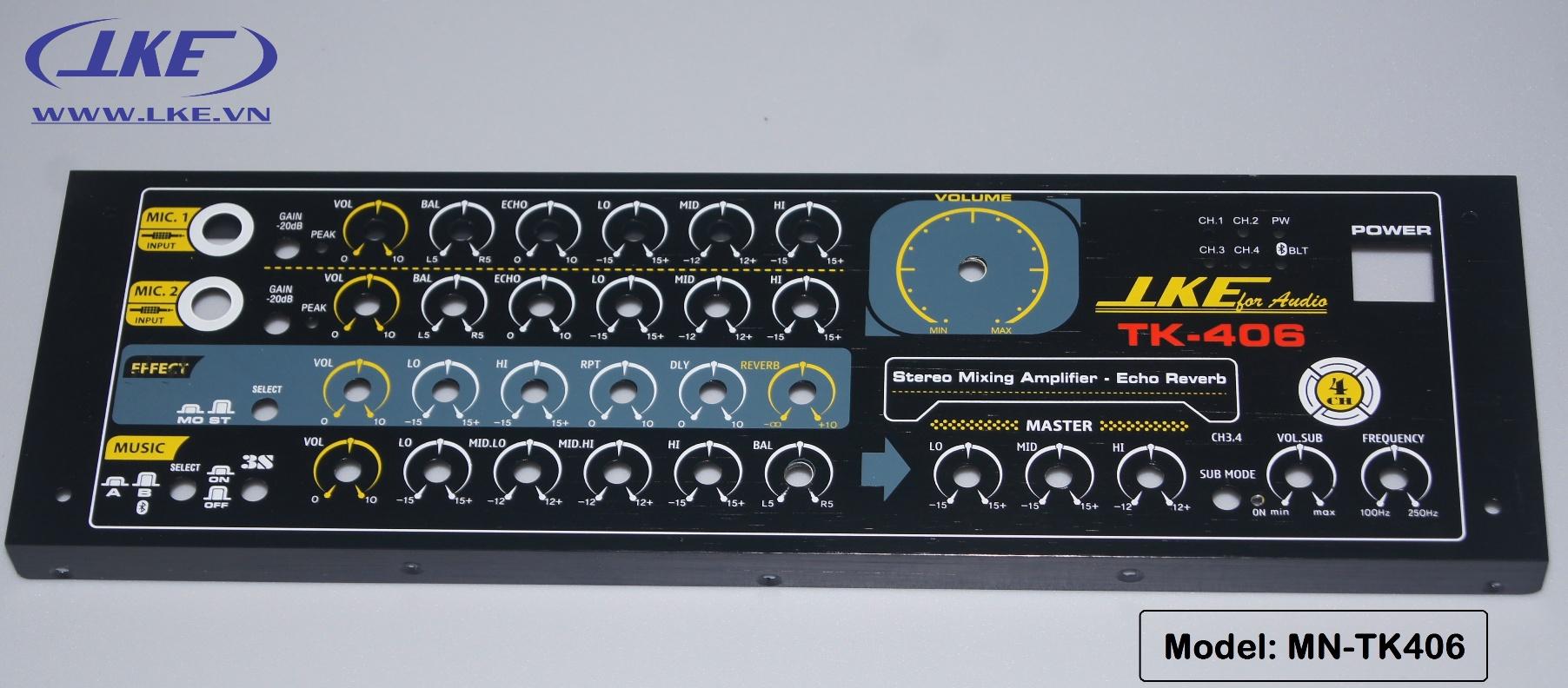 [HCM]Mặt nhôm ampli karaoke TK406 LKE