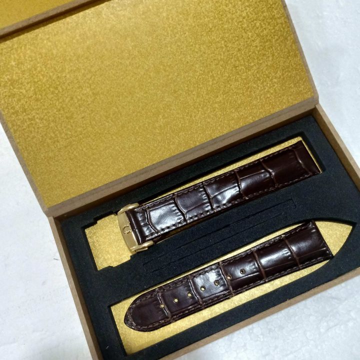 Dây Da Đồng Hồ Omega kèm khóa bấm