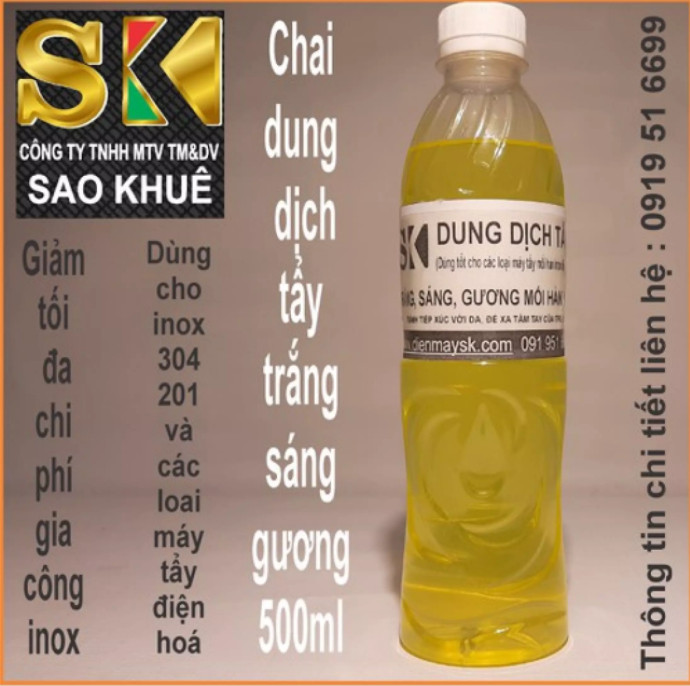 Dung dịch tẩy mối hàn inox