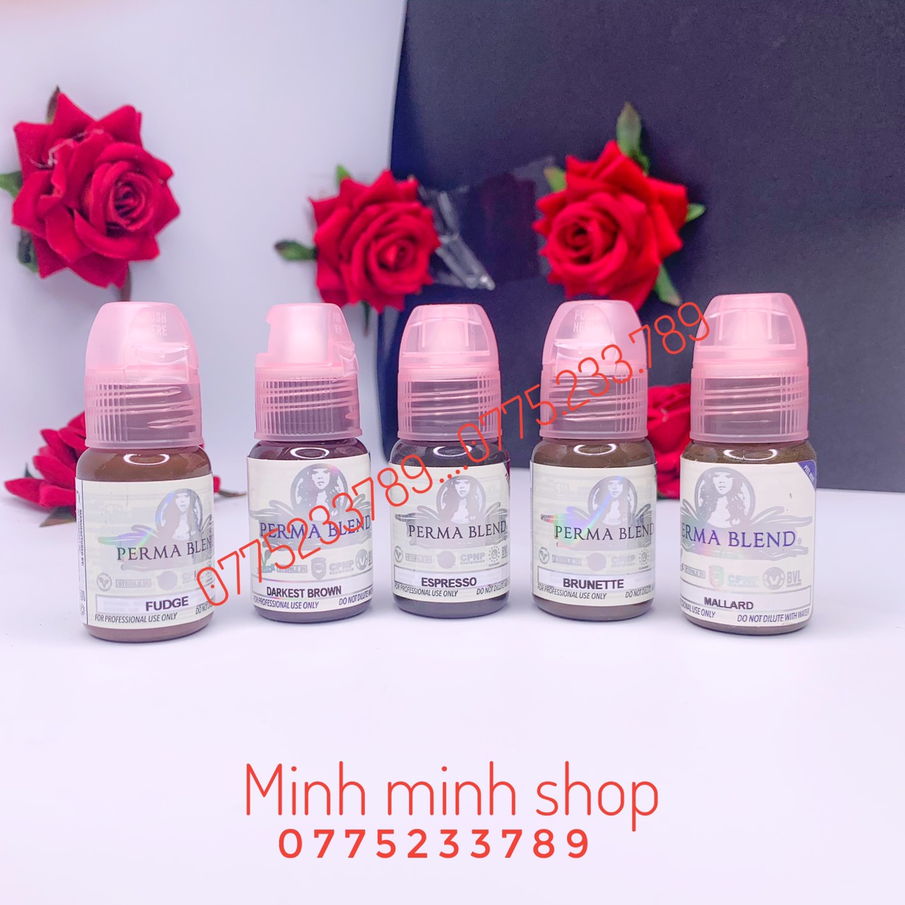 Mực Phun Mày, Môi Perma Blend