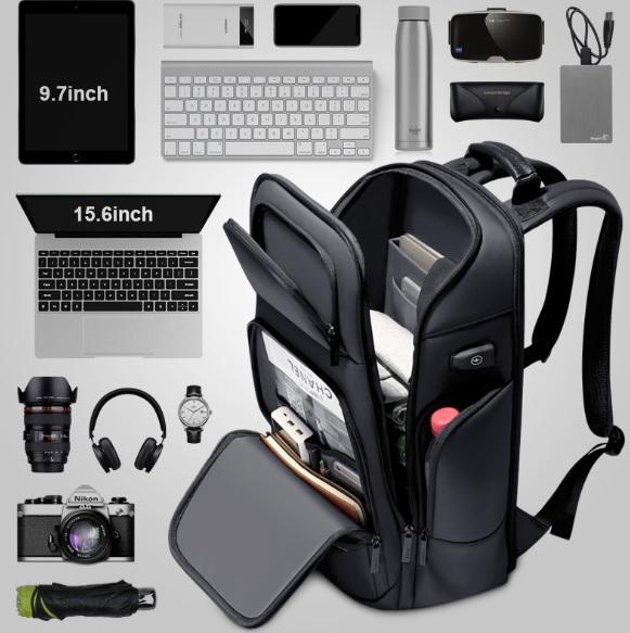 Balo laptop chống thấm cao cấp Rowe R5029 ( có ngăn mở rộng)