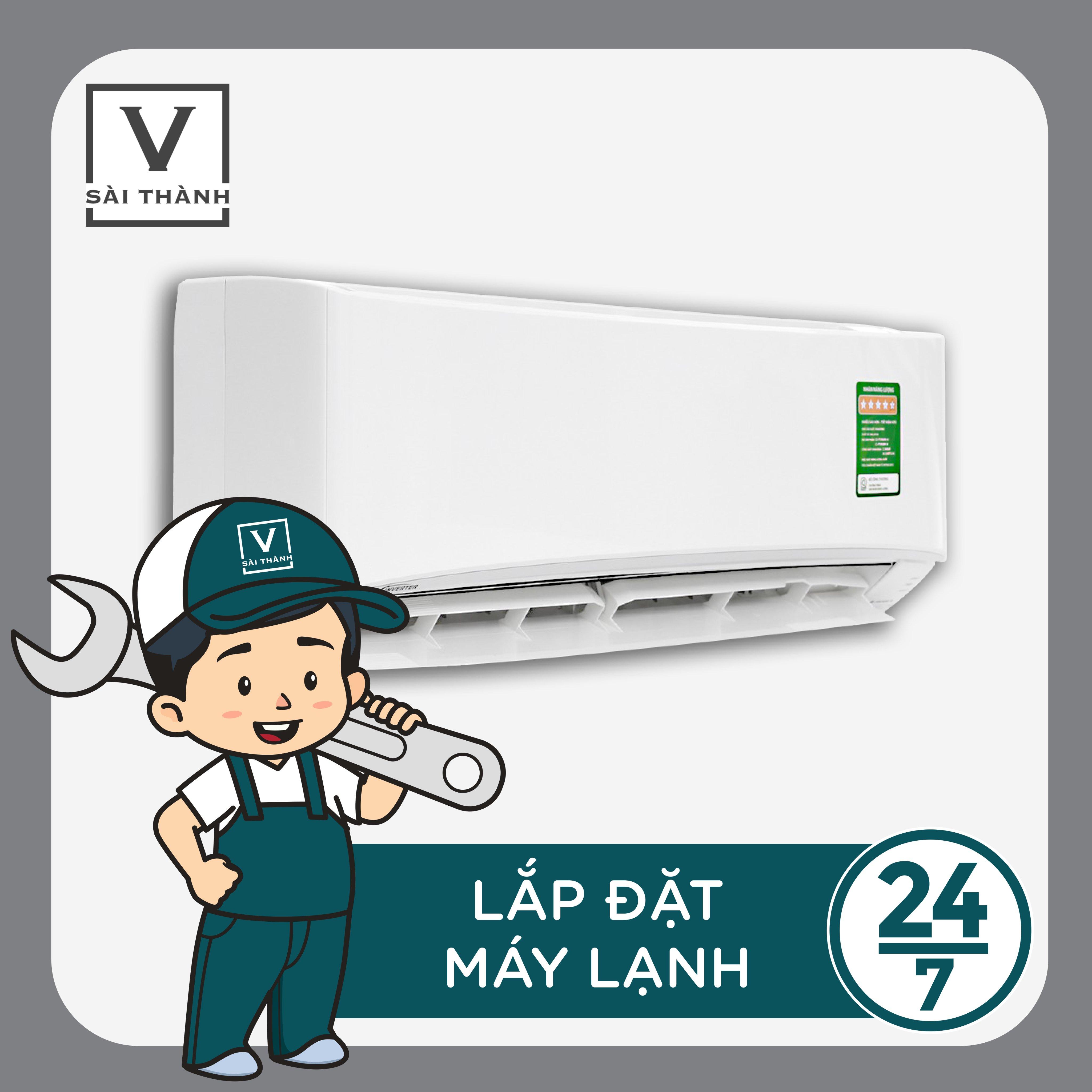 [HCM] Lắp Đặt Máy lạnh 2.0 HP