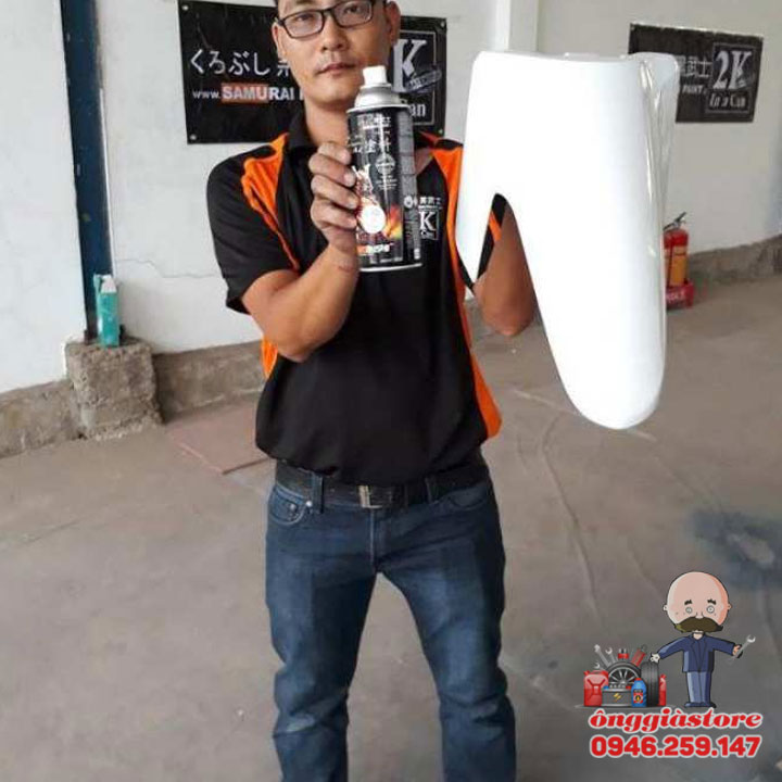SƠN SAMURAI MÀU TRẮNG 102 - MÀU TRẮNG TINH