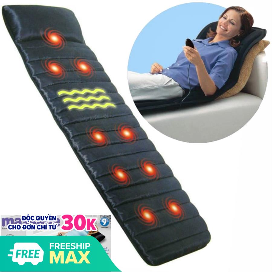 [HCM]Nệm massage 9 điểm nhiệt hồng ngoại 1.65m toàn thân cao cấpnệm massage toàn thân nhật bản cao cấp chất lương uy tín BH 1 đổi 1 trên toàn quốc