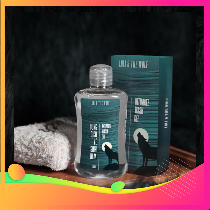 Dung Dịch Vệ Sinh Nam Dạng Gel Chai 80ml - Loli & The Wolf, Thiết Kế Nhỏ Gọn, Dễ Dàng Sử Dụng - Chính hãng- TAPHAR