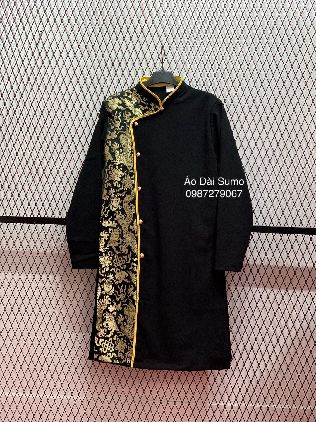 Áo Dài Cách Tân Nam Đen