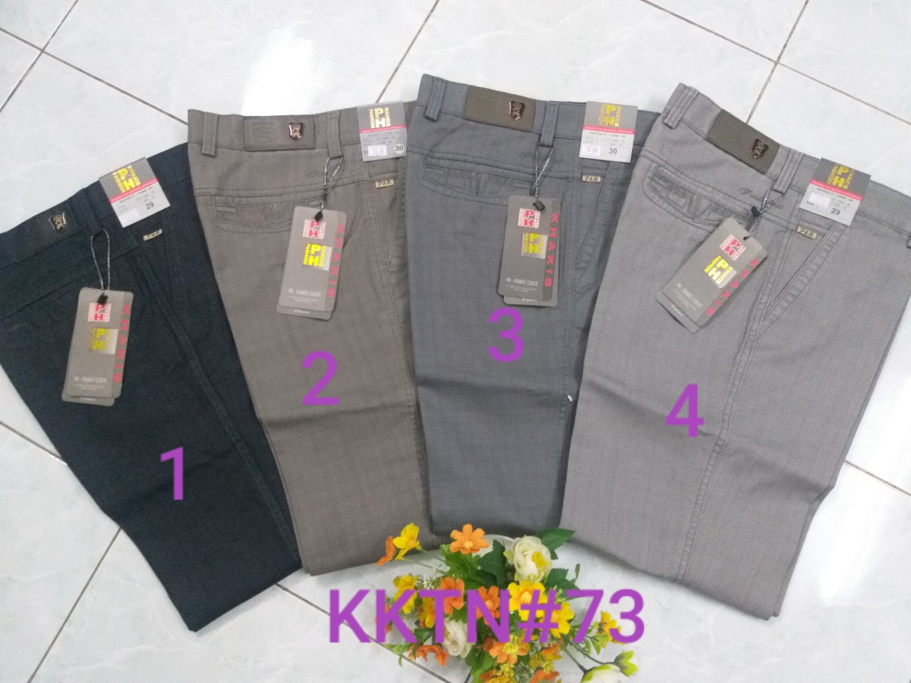 [HCM]Quần kaki trung niên cao cấp kk073