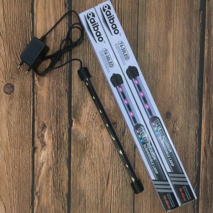 Đèn hồ cá CAIBAO T4-30LED 4W siêu bền, dùng cho bể cá, hồ cá mini 30 -40 cm ( Ánh sáng màu hồng)