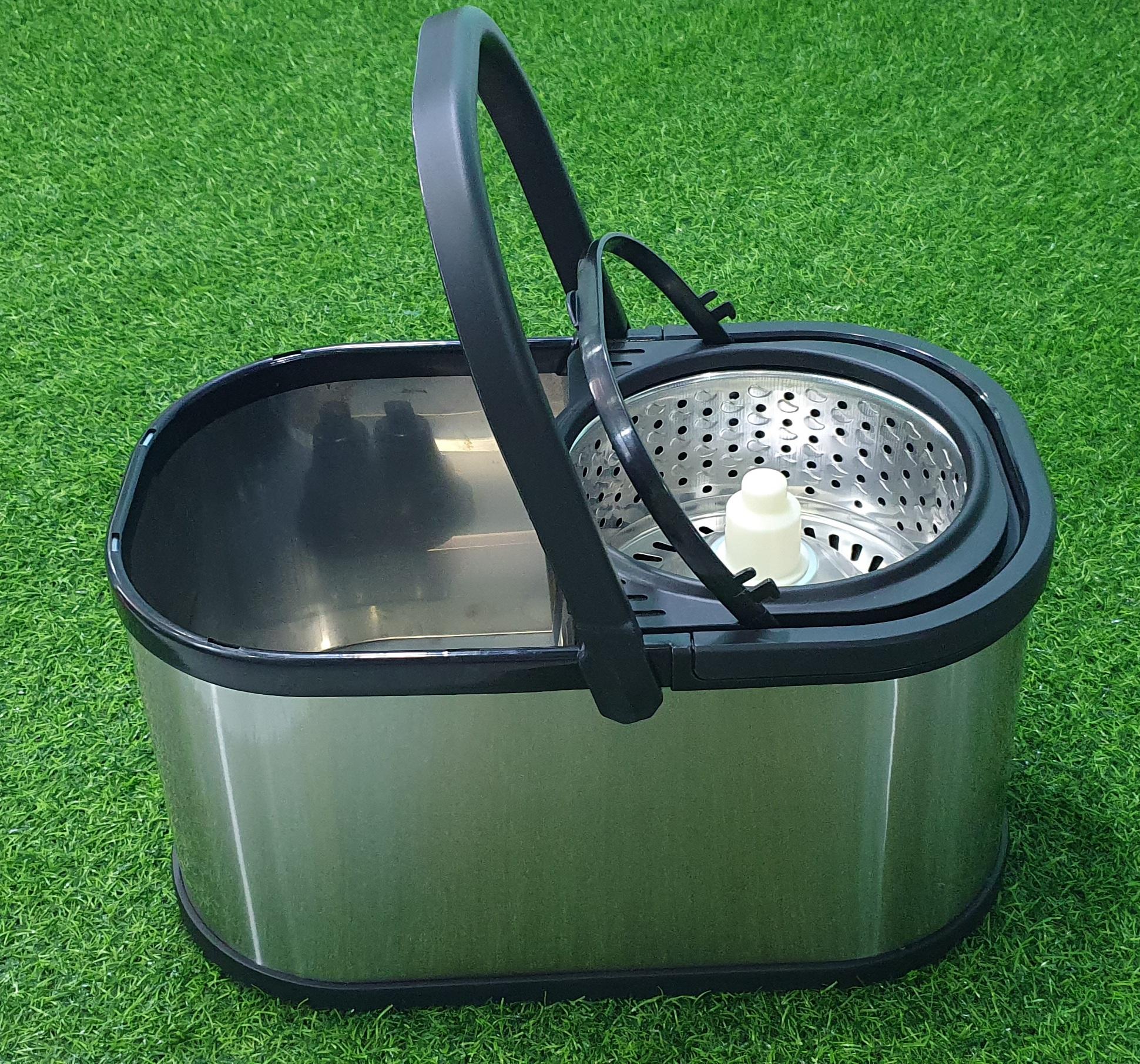 Bộ lau nhà inox Angle's Mop xoay 360 độ