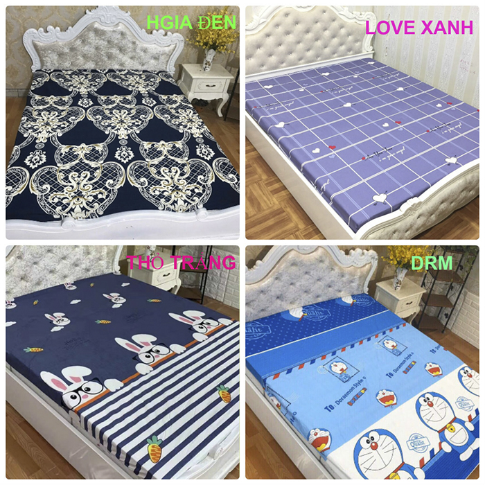 Bộ ga chống thấm cotton cao cấp