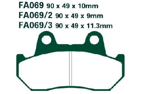 má phanh dầu LA250 disc brake pads