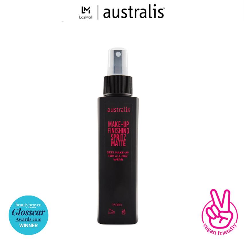 Xịt Khóa Trang Điểm Dạng Lì Kiềm Dầu Australis Make Up Finishing Spritz