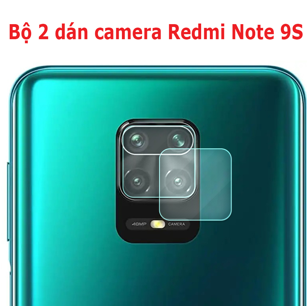 [HCM]Bộ 2 cường lực nano camera Xiaomi Redmi Note 9S 9 Pro dùng chung
