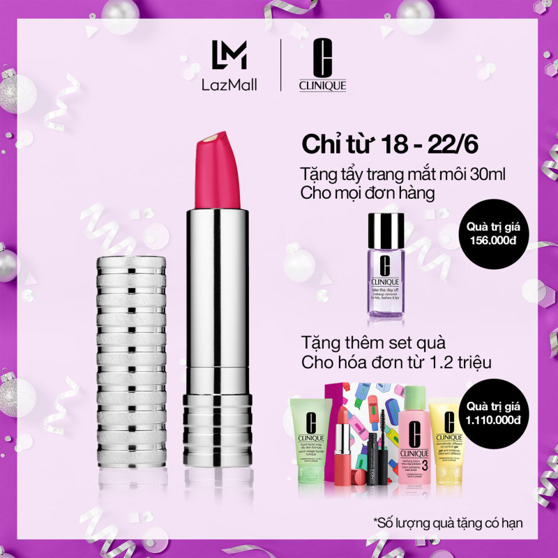 Son môi Clinique Dramatically Different Lipstick Shaping Lip Colour 3g