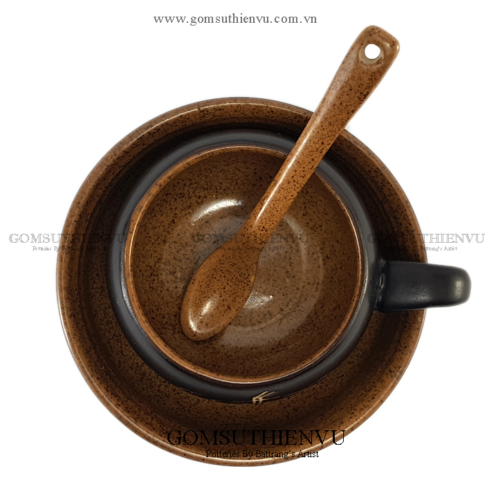 Cốc Cafe giữ nhiệt Bát Tràng Cao Cấp