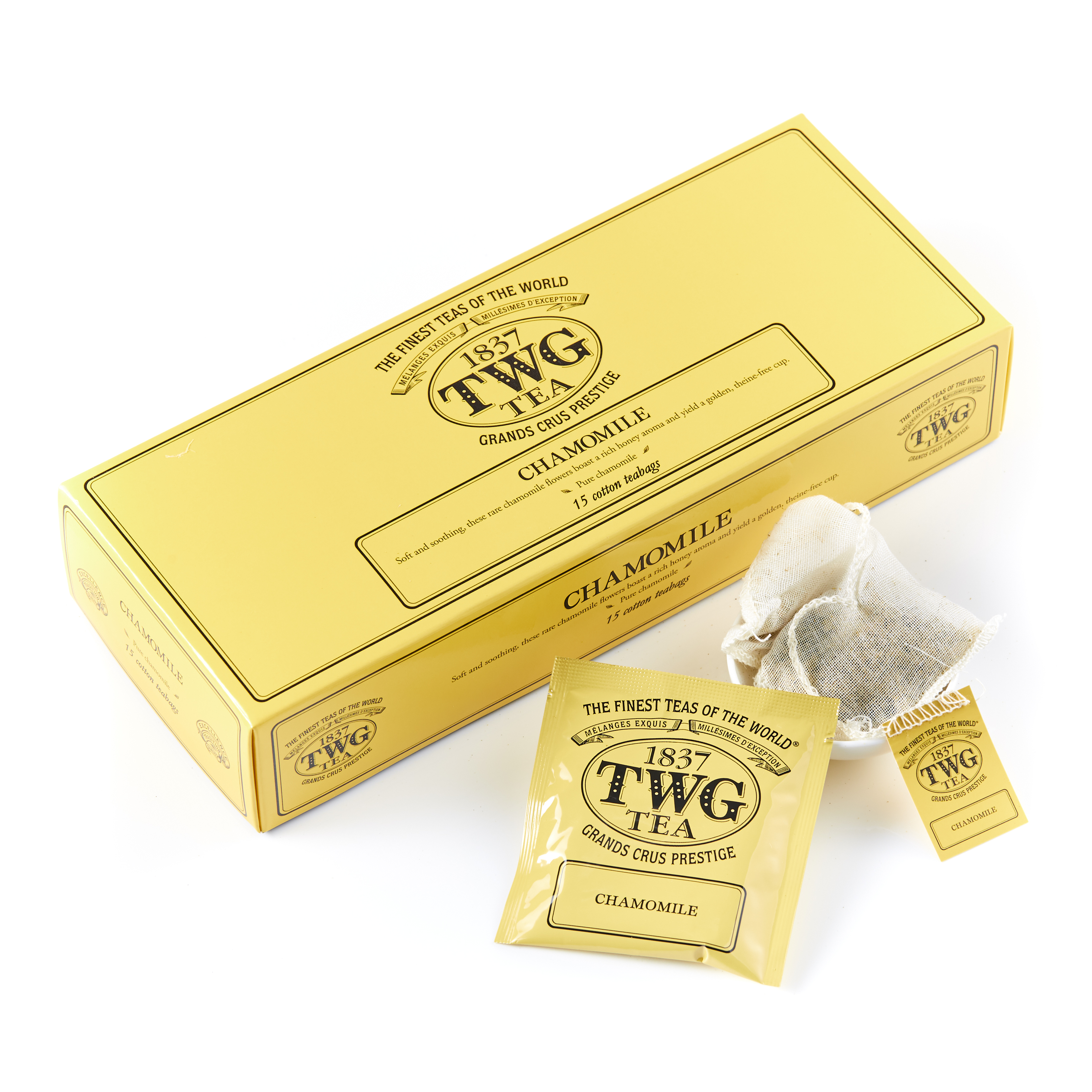 Trà TWG Tea - Chamomile Tea (2.5g x 15 túi lọc) | Trà Hoa Cúc | Trà Thảo Dược