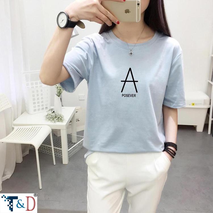 [HCM]ÁO THUN NỮ CHỮ A THỜI TRANG NHIỀU MÀU