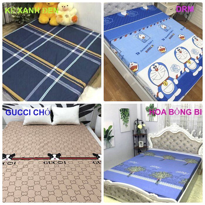 Bộ ga chống thấm cotton cao cấp