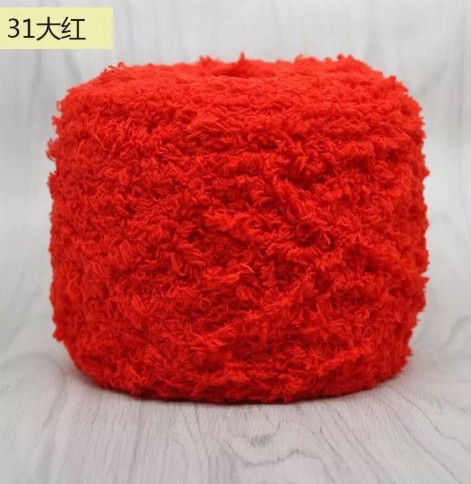 Len bông xù cuộn 100 gram đan túi DIY