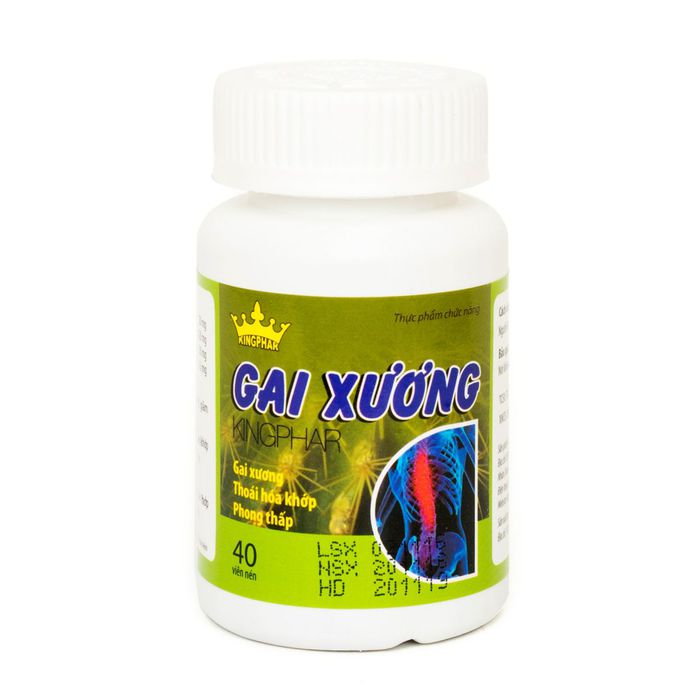 [HCM]Viên uống Gai Xương Kingphar 40 Viên – Gai cột sống đau thần kinh toạ phong thấp