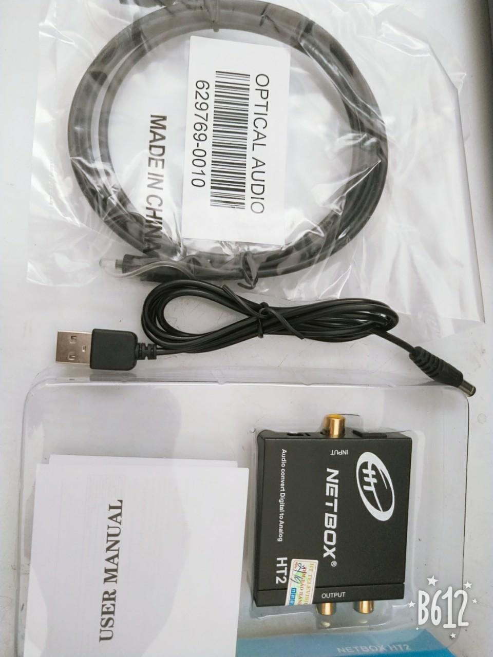 [HCM]BỘ CHUYỂN TÍN HIỆU ÂM THANH OPTICAL NETBOX HT2