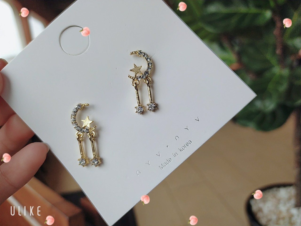 Bông Tai Vầng trăng * ảnh thật