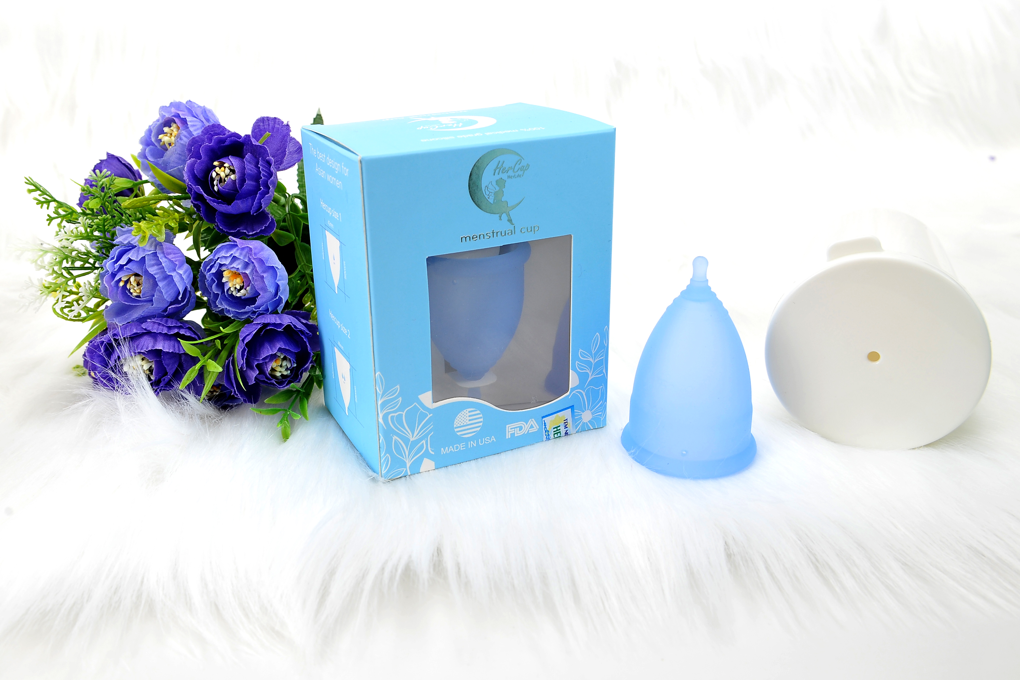 Bộ cốc nguyệt san Hercup - Made in USA