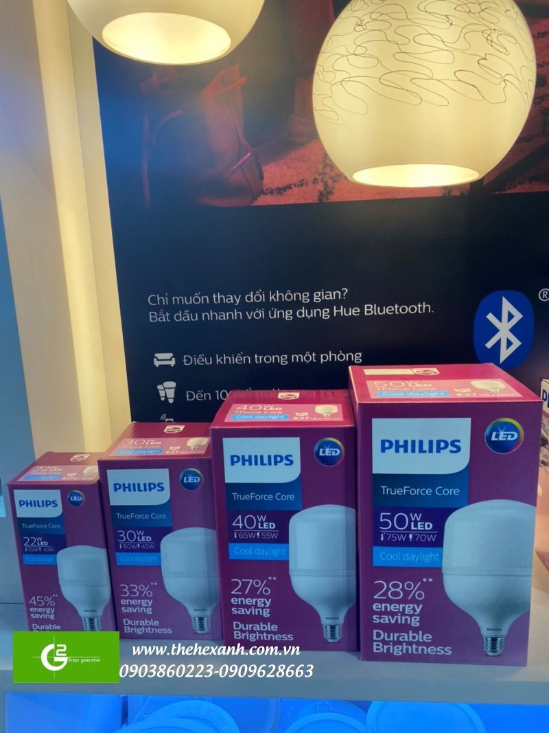 [HCM]Bóng Led trụ Philips Tforce Core HB 30W E27 Gen3