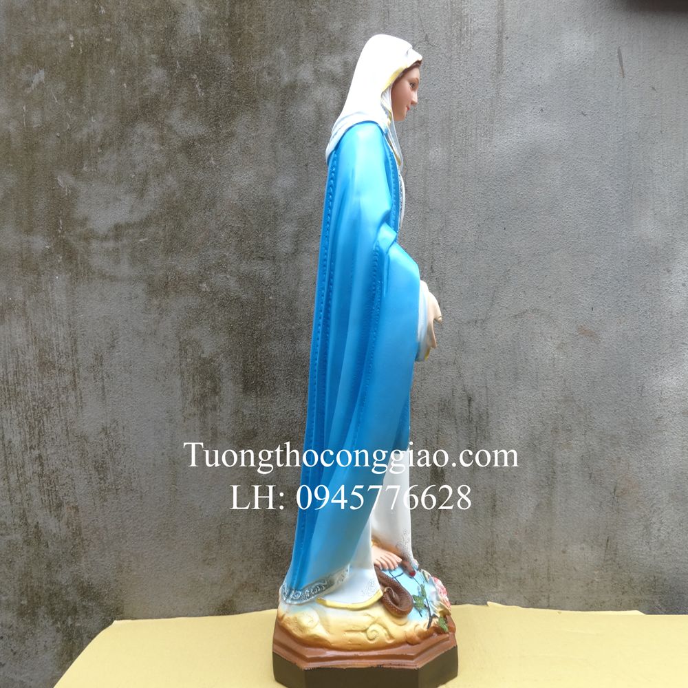 Tượng Đức Mẹ Ban Ơn 70cm Composite